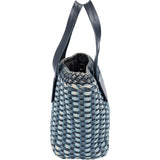 Miu Miu Braided Denim Bucket Handbag