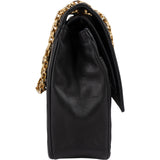 Chanel Quilted Lambskin 24K Gold Double Flap Shoulder Bag