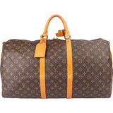 Louis Vuitton Canvas Monogram Keepall 55