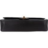 Chanel Quilted Lambskin 24K Gold Double Flap Shoulder Bag