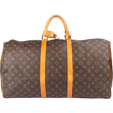Louis Vuitton Canvas Monogram Keepall 55