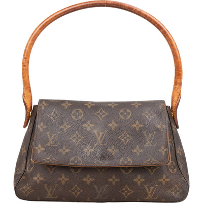 Louis Vuitton Canvas Monogram Looping PM Shoulder Bag