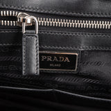 Prada Blue Saffiano Leather Business Handbag