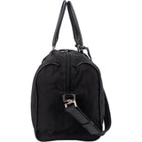 Prada Black Nylon Triangle Duffle Bag 50