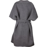 Bottega Veneta Grey Wool Cashmere Coat (40)