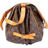 Louis Vuitton Canvas Monogram Saumur 35 Crossbody Bag