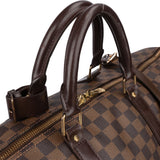 Louis Vuitton Damier Ebene Monogram Keepall 55 Bandouliere