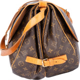 Louis Vuitton Canvas Monogram Saumur 35 Crossbody Bag