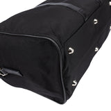 Prada Black Nylon Triangle Duffle Bag 50