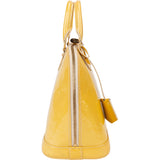 Louis Vuitton Jaune Vernis Monogram Alma PM Handbag