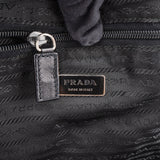 Prada Black Nylon Triangle Duffle Bag 50
