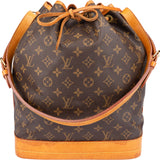 Louis Vuitton Canvas Monogram Sac Noe Grande Shoulder Bag