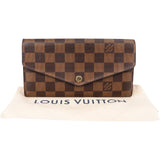 Louis Vuitton Damier Ebene Monogram Sarah Wallet