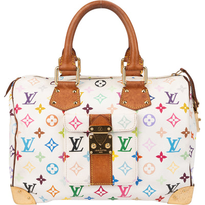 Louis Vuitton Murakami Multicolor Speedy 30 Handbag