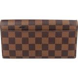 Louis Vuitton Damier Ebene Monogram Sarah Wallet