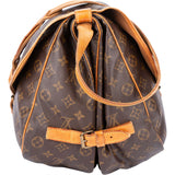 Louis Vuitton Canvas Monogram Saumur 35 Crossbody Bag