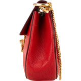 Chloé Rouge Leather Drew Crossbody Bag