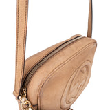 Gucci Suede GG Soho Crossbody Bag
