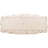 Gucci Classic White Leather Abbey Handbag