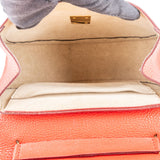 Chloé Rouge Leather Drew Crossbody Bag