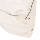 Gucci Classic White Leather Abbey Handbag