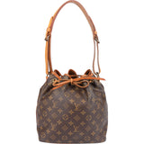 Louis Vuitton Canvas Monogram Sac Noe Petit Shoulder Bag