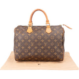 Louis Vuitton Canvas Monogram Speedy 30 Handbag