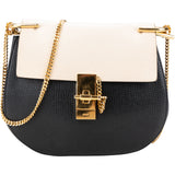 Chloé Bicolor Leather Drew Crossbody Bag