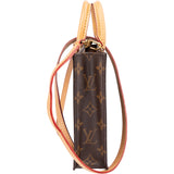 Louis Vuitton Canvas Monogram Petit Sac Plat Handbag
