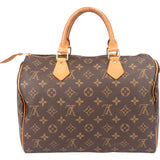 Louis Vuitton Canvas Monogram Speedy 30 Handbag