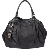 Gucci Black Leather Sukey Handbag
