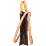 Louis Vuitton Canvas Monogram Petit Sac Plat Handbag