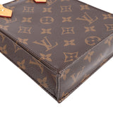 Louis Vuitton Canvas Monogram Petit Sac Plat Handbag