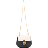 Chloé Bicolor Leather Drew Crossbody Bag