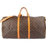 Louis Vuitton Canvas Monogram Keepall 60 Bandouliere