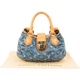 Louis Vuitton Denim Monogram Pleaty Handbag