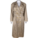 Burberrys Shiny Cotton Trenchcoat (D36 / S)