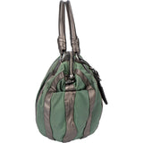 Prada Nylon Leather Stripes Handbag