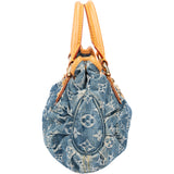 Louis Vuitton Denim Monogram Pleaty Handbag