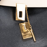 Chloé Bicolor Leather Drew Crossbody Bag