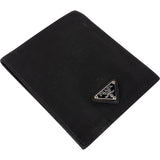 Prada Black Nylon Triangle Wallet