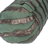 Prada Nylon Leather Stripes Handbag