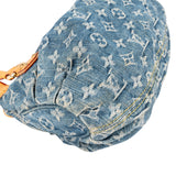 Louis Vuitton Denim Monogram Pleaty Handbag