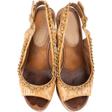 Chanel Cork CC Espadrilles Shoes (36,5)