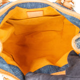 Louis Vuitton Denim Monogram Pleaty Handbag