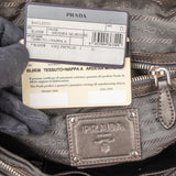 Prada Nylon Leather Stripes Handbag