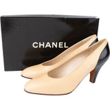 Chanel Bicolor Leather Heels (36 / 36,5)