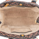 Prada Bicolor Leather Madras India Handbag
