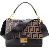 Fendi FF Monogram Kan U Liberty Handbag