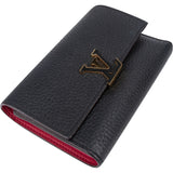 Louis Vuitton Taurillon Leather Compact Capucines Wallet